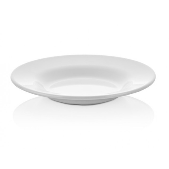 Set 6 farfurii adanci melamina alba RAKI CLASSIC, D23xh3, 3cm