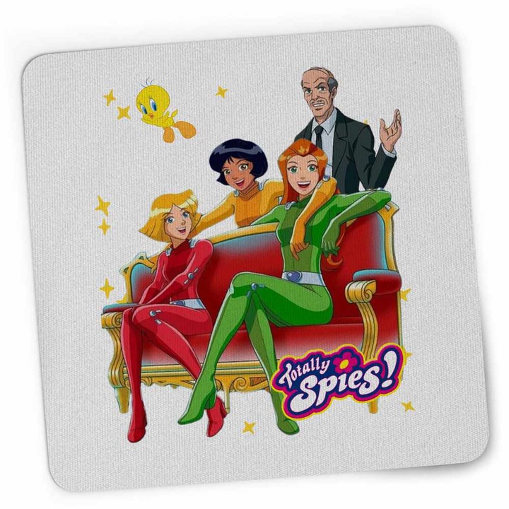 Mousepad Spioanele Misiune Totally Spies CoolTrend, 21x19cm