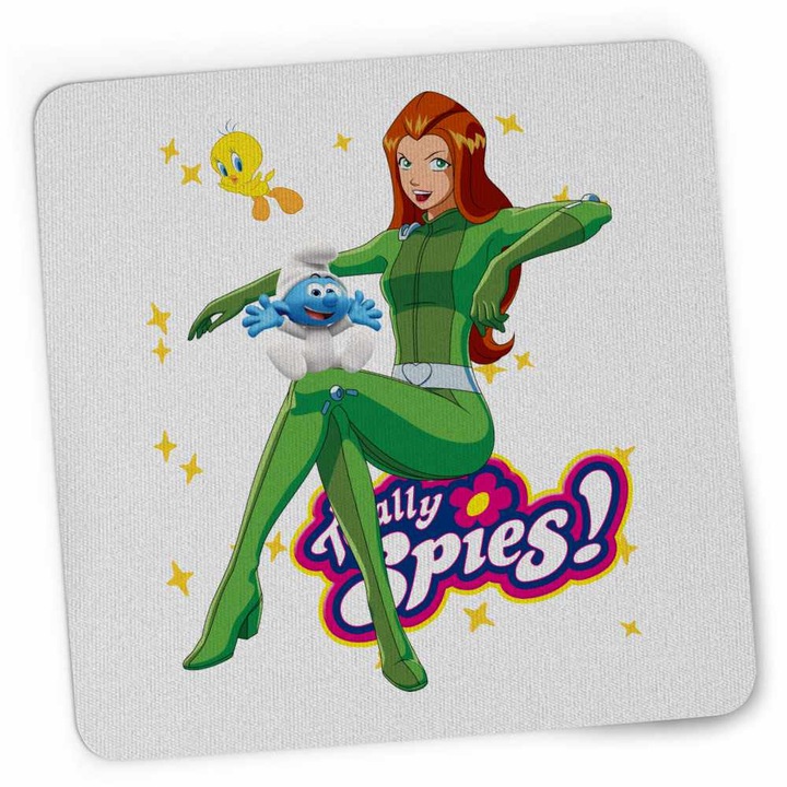 Mousepad Spioanele Sam Totally Spies CoolTrend, 21x19cm