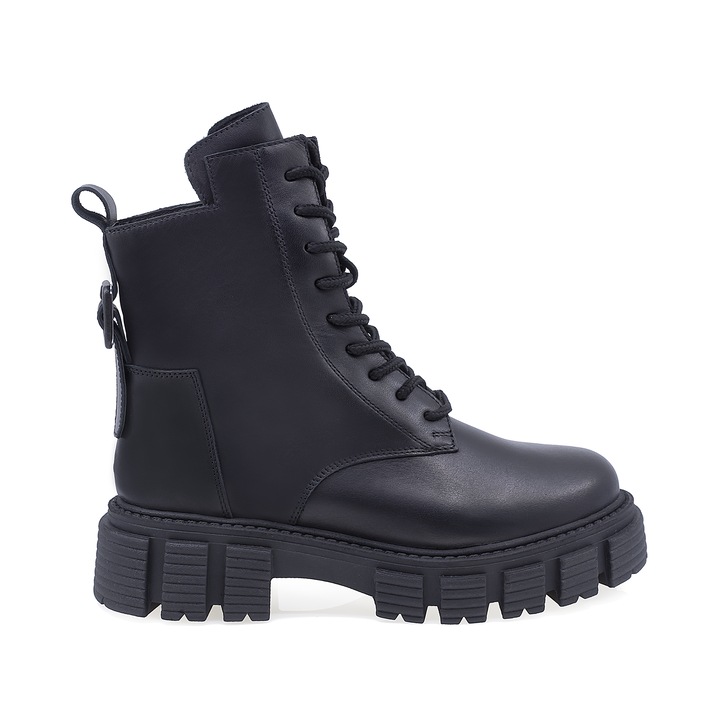 Ghete dama casual, Anna Viotti, D44-4614, Negru