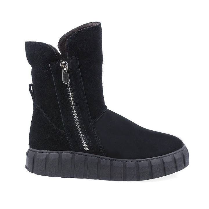 Ghete dama casual, Anna Viotti, D44-4472, Negru