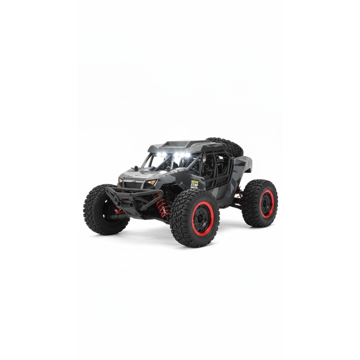 Masina cu telecomanda ZYTEQ, Off-Road 4WD, Motor 390, Viteza variabila, Autonomie 18 min, Acumulator, Gri, 32x20.5x14cm