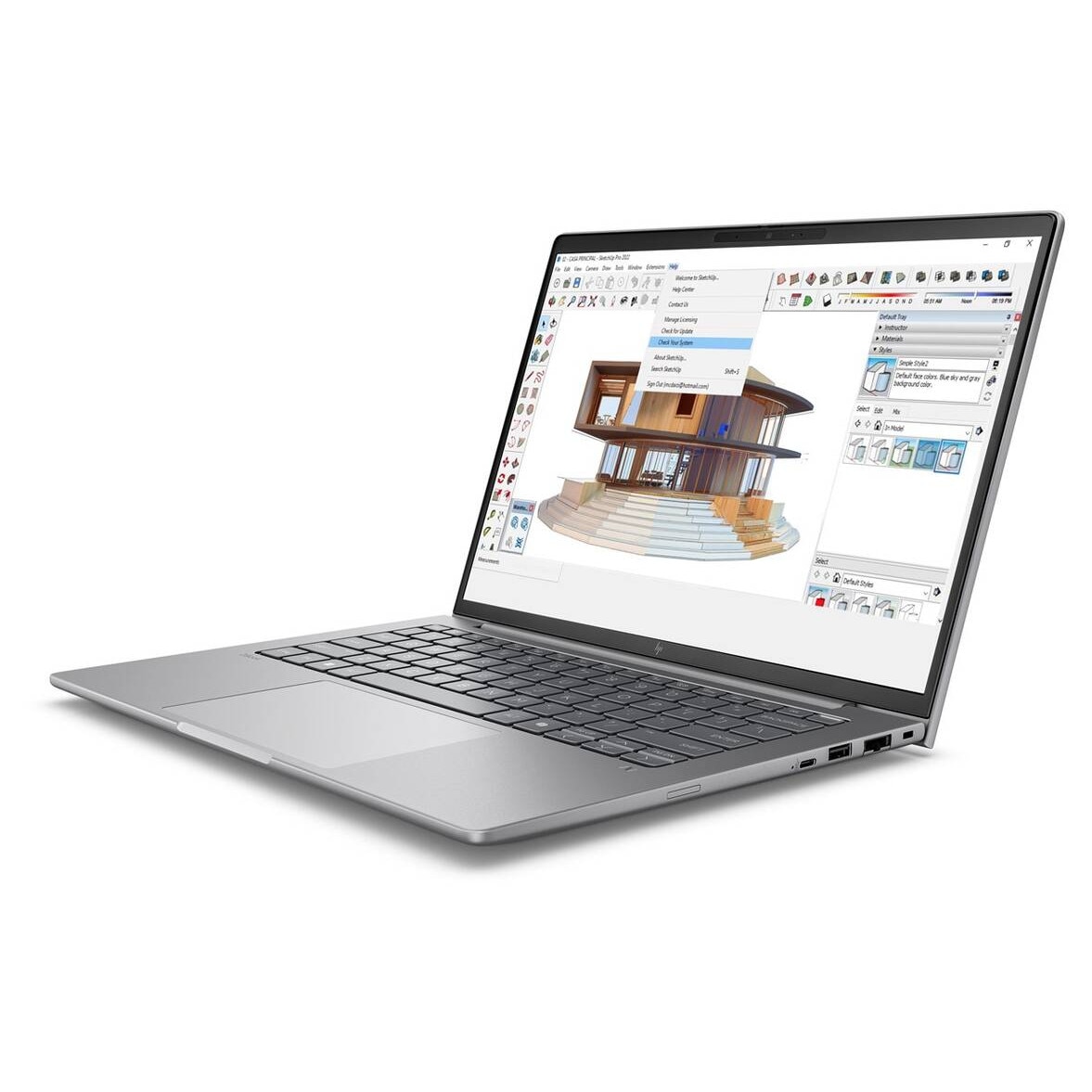 Laptop HP ZBook 8 G1i Intel Core Ultra 7 255H 14inch WUXGA 16GB 512GB NVIDIA RTX 500 Ada Wi-Fi 7 Windows 11 Pro Argintiu