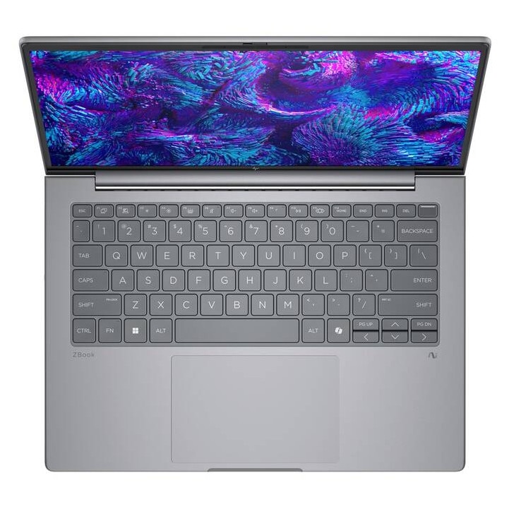 Laptop HP ZBook 8 G1i Intel Core Ultra 7 255H 14inch WUXGA 16GB 512GB NVIDIA RTX 500 Ada Wi-Fi 7 Windows 11 Pro Argintiu