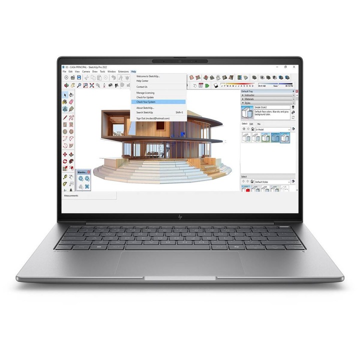 Laptop HP ZBook 8 G1i Intel Core Ultra 7 255H 14inch WUXGA 16GB 512GB NVIDIA RTX 500 Ada Wi-Fi 7 Windows 11 Pro Argintiu