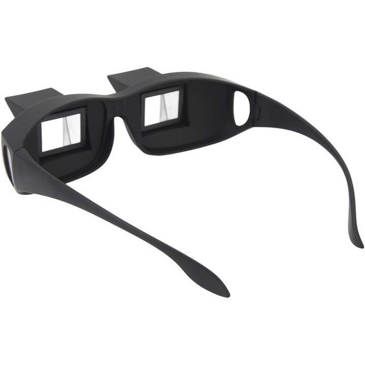 Ochelari de citit culcat, Lenesi, design 90 grade, peste ochelari, 163mm, negru