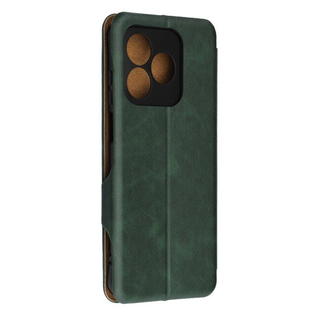 Husa Tip Carte Upzz® Safe Wallet Plus Compatibila Cu Honor X5c Plus, Inchidere Magnetic, Piele Ecologica - Verde