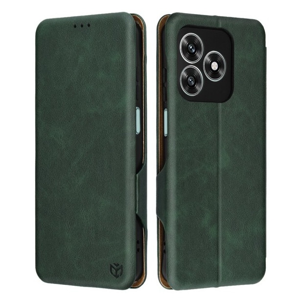 Husa Tip Carte Upzz® Safe Wallet Plus Compatibila Cu Honor X5c Plus, Inchidere Magnetic, Piele Ecologica - Verde