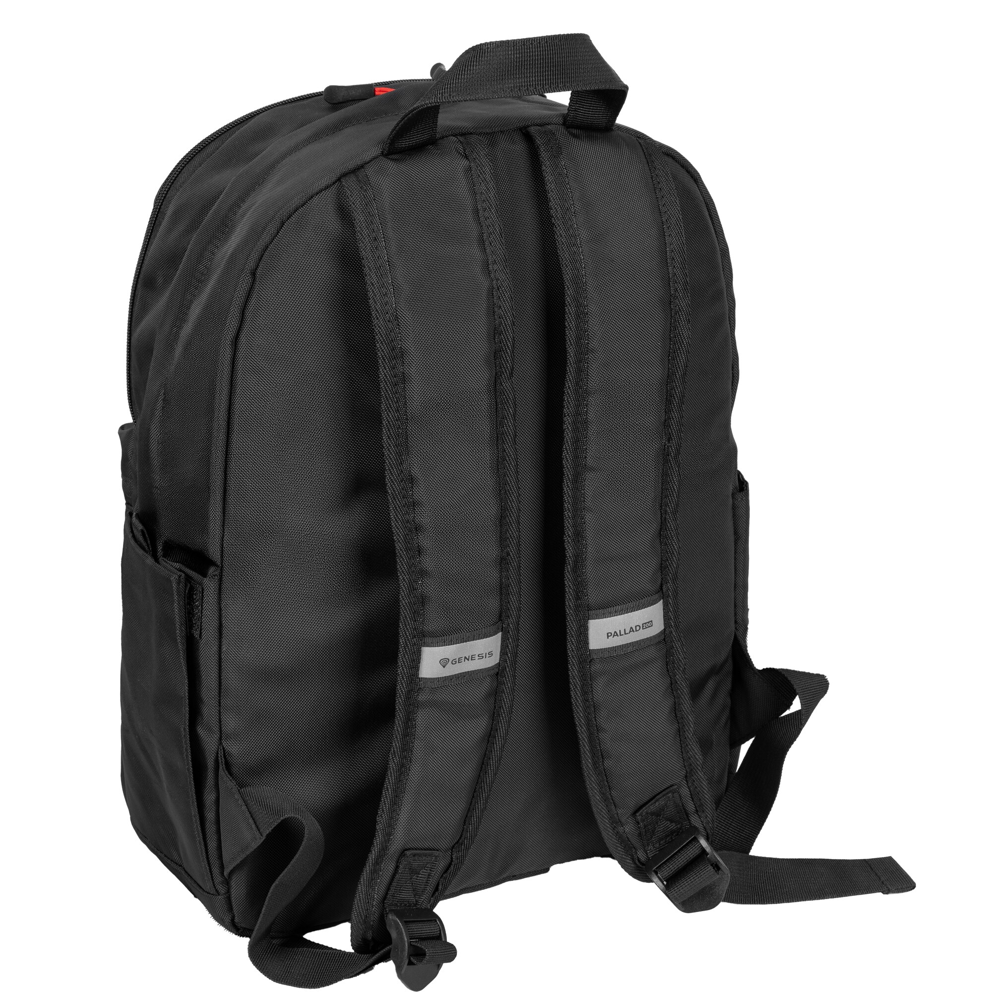 Rucsac laptop GENESIS PALLAD 200, compatibilitate laptop 14.1", total buzunare 6, capacitate 19 L, material Polyester 1680D,negru