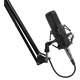 Microfon Genesis Radium 300 STUDIO XLR, tip electret condenser, model cardioid, suport fix, conectivitate Mini Jack 3.5 mm, XLR, , raspuns infrecventa 630 - 16000 Hz, sensibilitate -38 dB, lungime cablu 250 cm, negru cm,negru