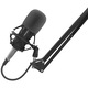 Microfon Genesis Radium 300 STUDIO XLR, tip electret condenser, model cardioid, suport fix, conectivitate Mini Jack 3.5 mm, XLR, , raspuns infrecventa 630 - 16000 Hz, sensibilitate -38 dB, lungime cablu 250 cm, negru cm,negru