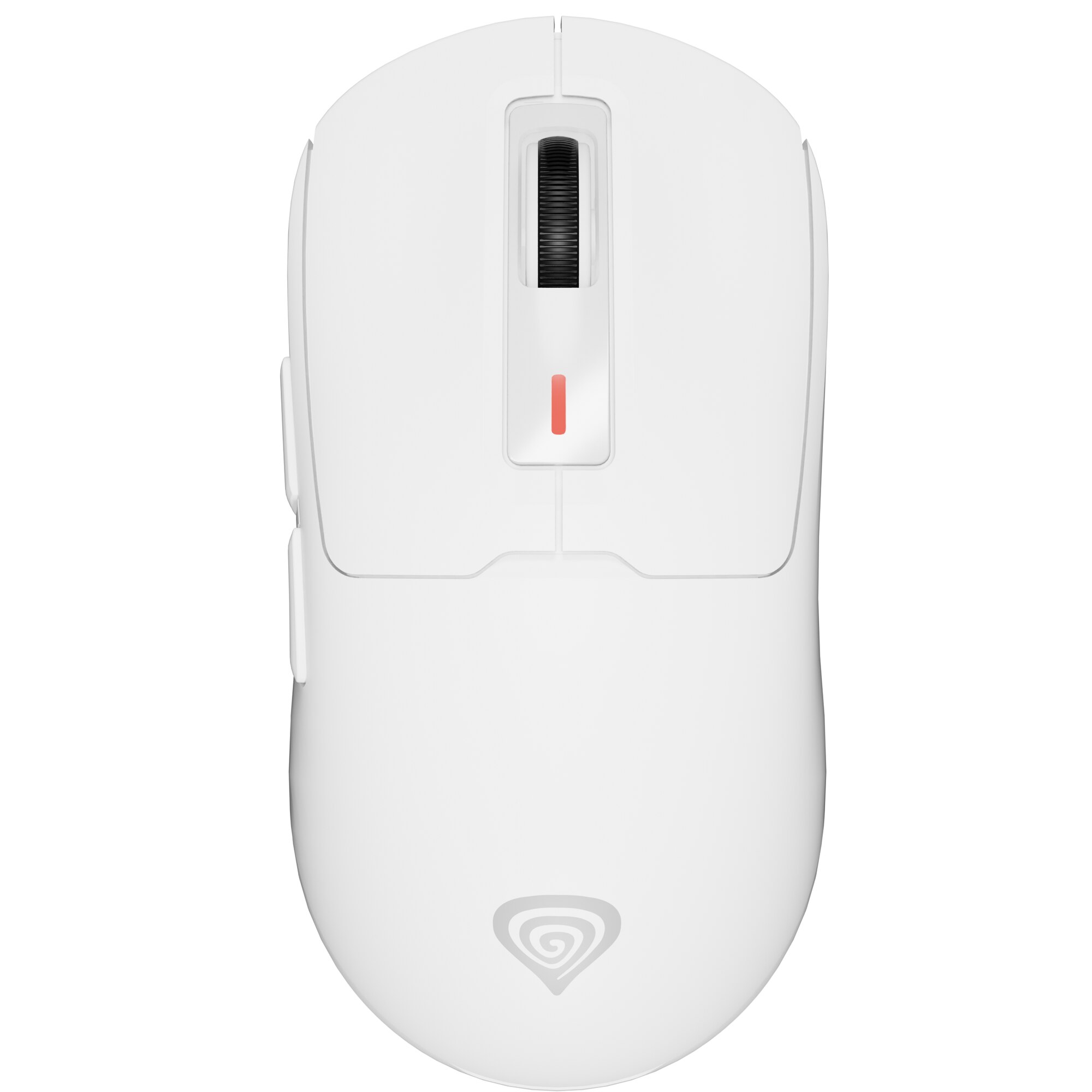 Mouse gaming wireless Gensesis Zircon 660 PRO, senzor optic Pixart PAW3395, interfata USB, rezolutie maxima 26000 DPI, numar butoane 6, iluminare RGB, switch mecanic Kailh 8.0, alb