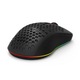 Безжична мишка Gaming Redragon Hana, 8000DPI RGB, Оптичен сензор, Микро превключватели Huano, RGB осветление, Черен