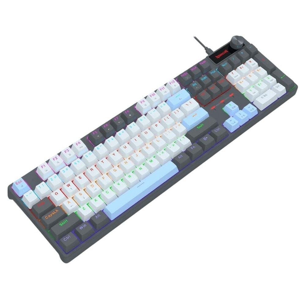 Tastatura gaming mecanica cu fir Redragon Caesura, Iluminare