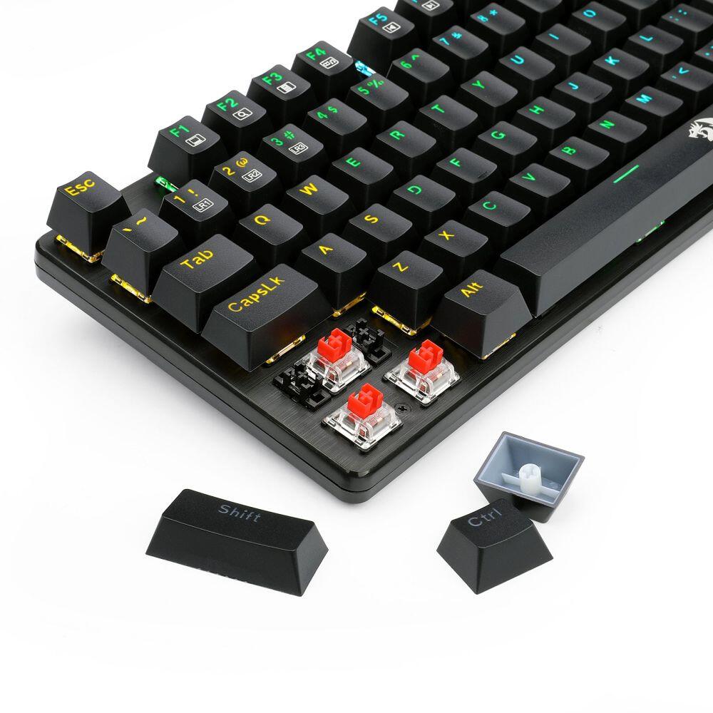 Tastatura gaming mecanica cu fir Redragon Sindri, Iluminare