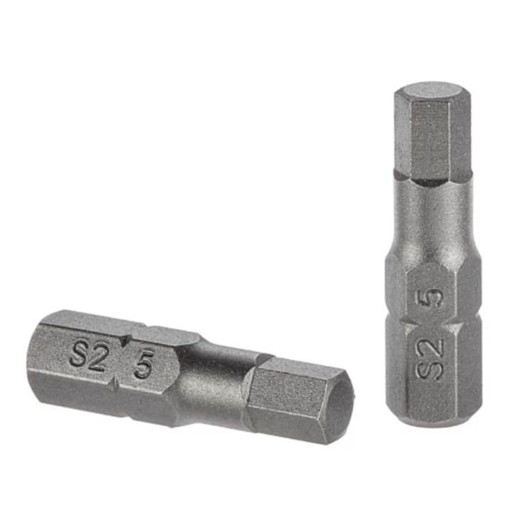 Biti S2 H5, otel, 25 mm (set 2 buc)