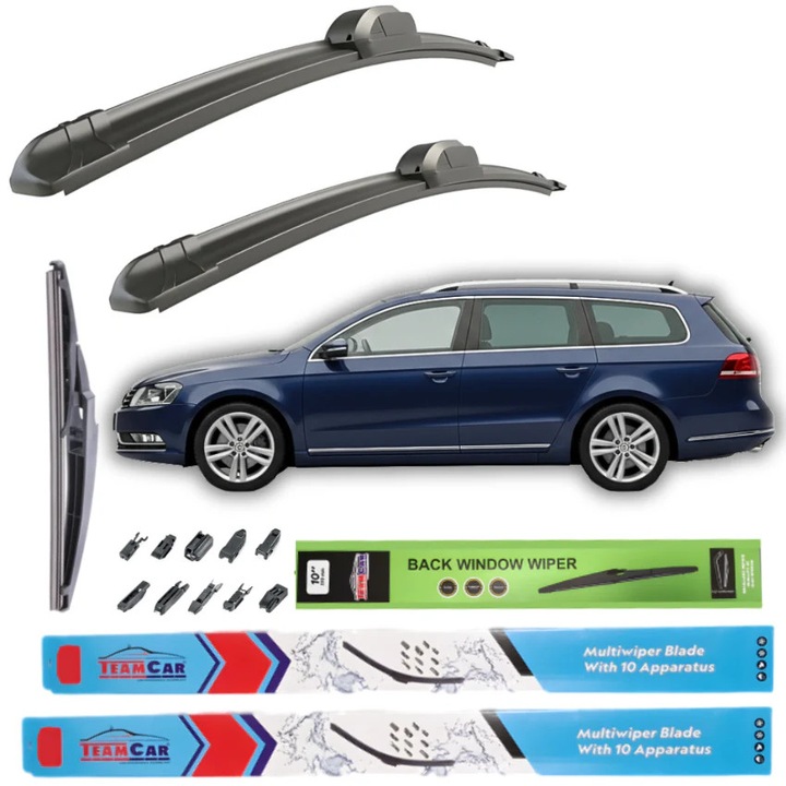 Stergatoare Volkswagen Passat B7 Variant (2010–2014) TeamCar® – Set Complet