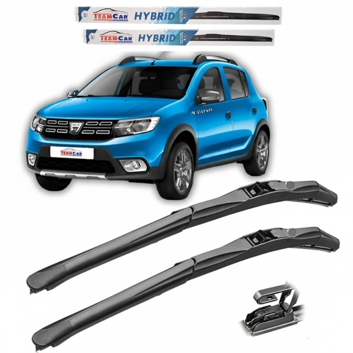 Stergatoare Dacia Sandero II Stepway (2012–2020) TeamCar® – Set fata Hybrid