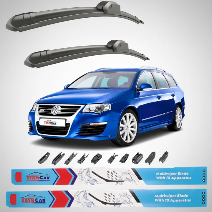 Чистачки Volkswagen Passat B6 Variant (2005–2010) TeamCar® – Преден комплект