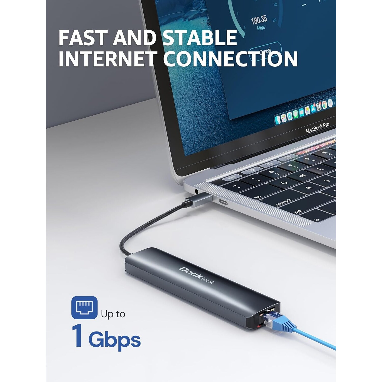 Basics USB C Hub für PC Laptops, 6-in-1 Multiport Adapter mit 100W Max PD Ladung, 4K HDMI