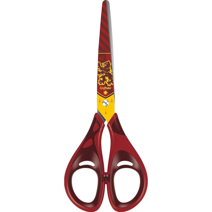 Foarfeca Harry Potter Gryffindor, 16 cm, pentru scoala si artizanat