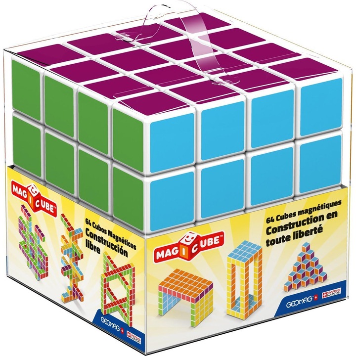 Geomag Magicube: Cuburi Magnetice pentru Constructii Creative