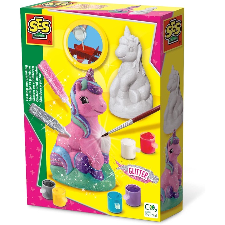Set Creativ SES 01299 Turnare Ipsos Unicorn pentru Copii