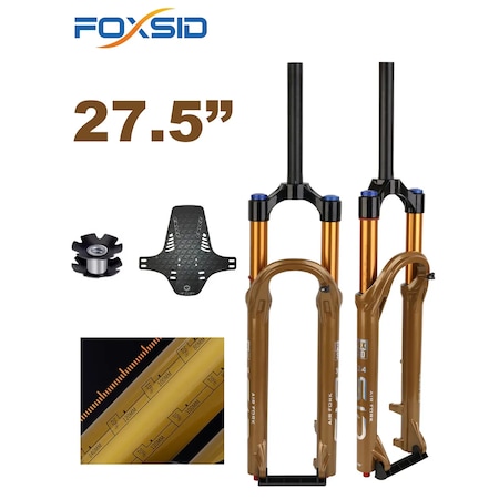 Furca pneumatica FOXSID M34, pentru mountain bike, 27,5 inch