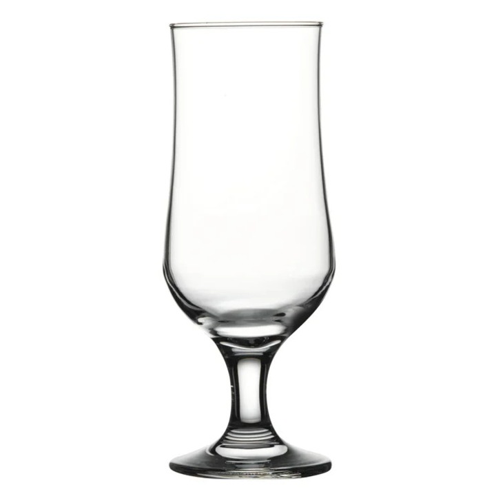 Pahar bere, Tulipe 44169, din sticla, 385 ml, set 6 bucati