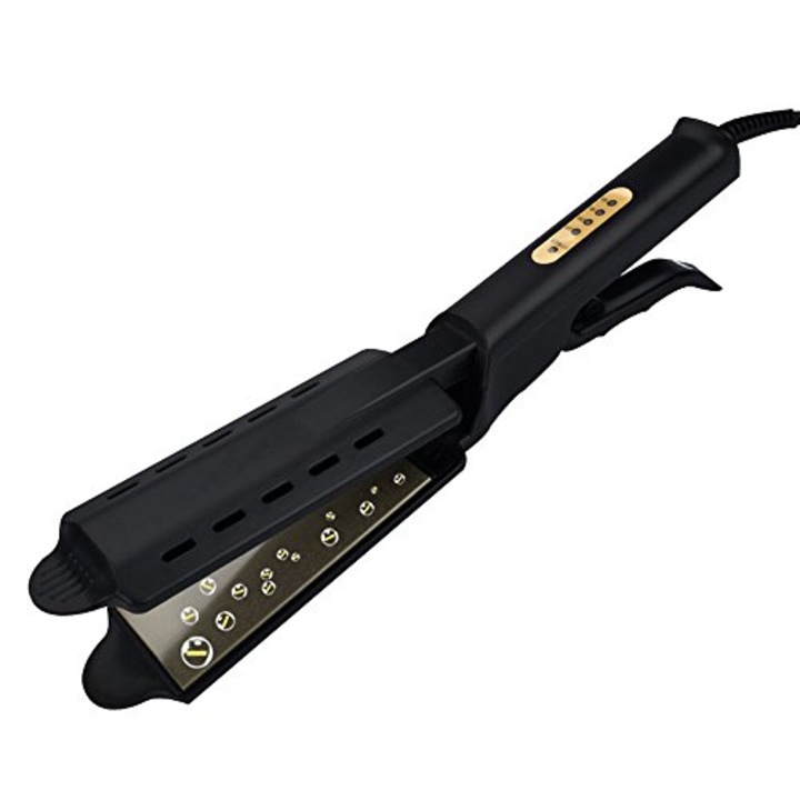 Placa de indreptat parul, Hann, ceramica, 230 grade, neagra