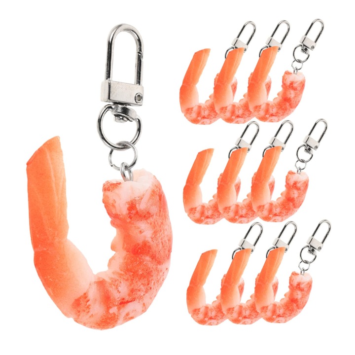 Kulcstartó, valósághű élelmiszer megjelenéssel, PVC, 15x5cm