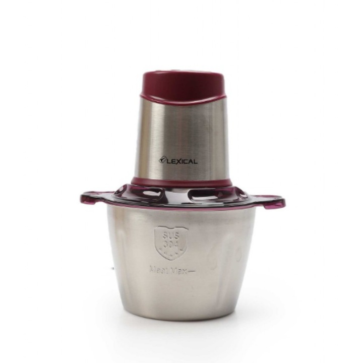 Електрически чопър Lexical LCH-1915, 400 W, Двигател: Full Copper Motor с EMC, 3L, Стандартен за модела, Сребрист/червен