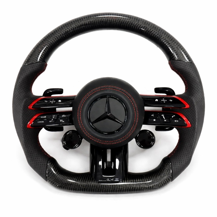 Волан Mercedes AMG – карбон с червен акцент и контролери (2019–2022)
