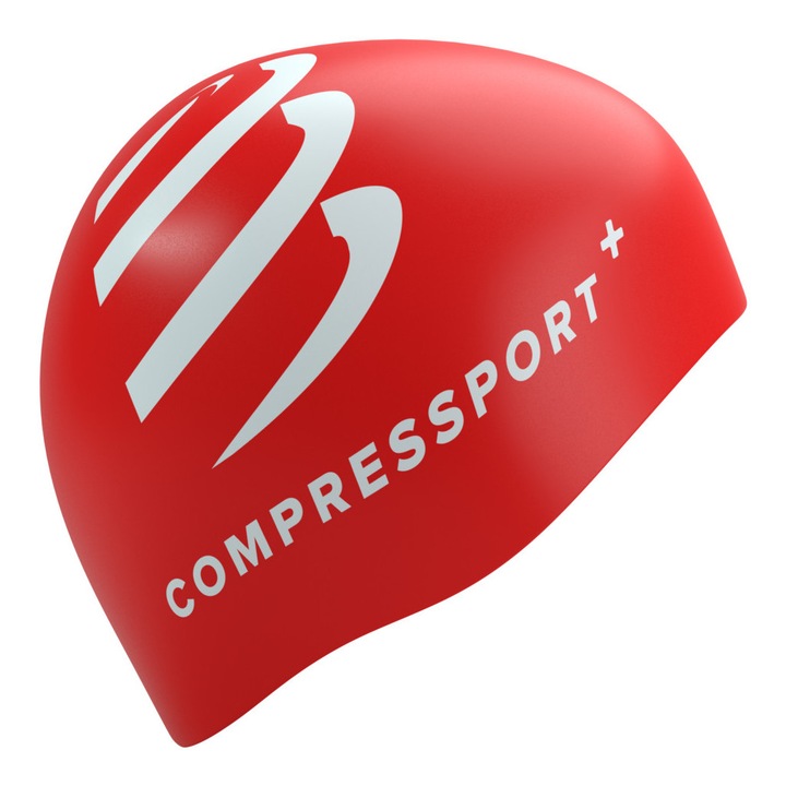 Casca de înot, Compressport, Swim Cap, Roșie
