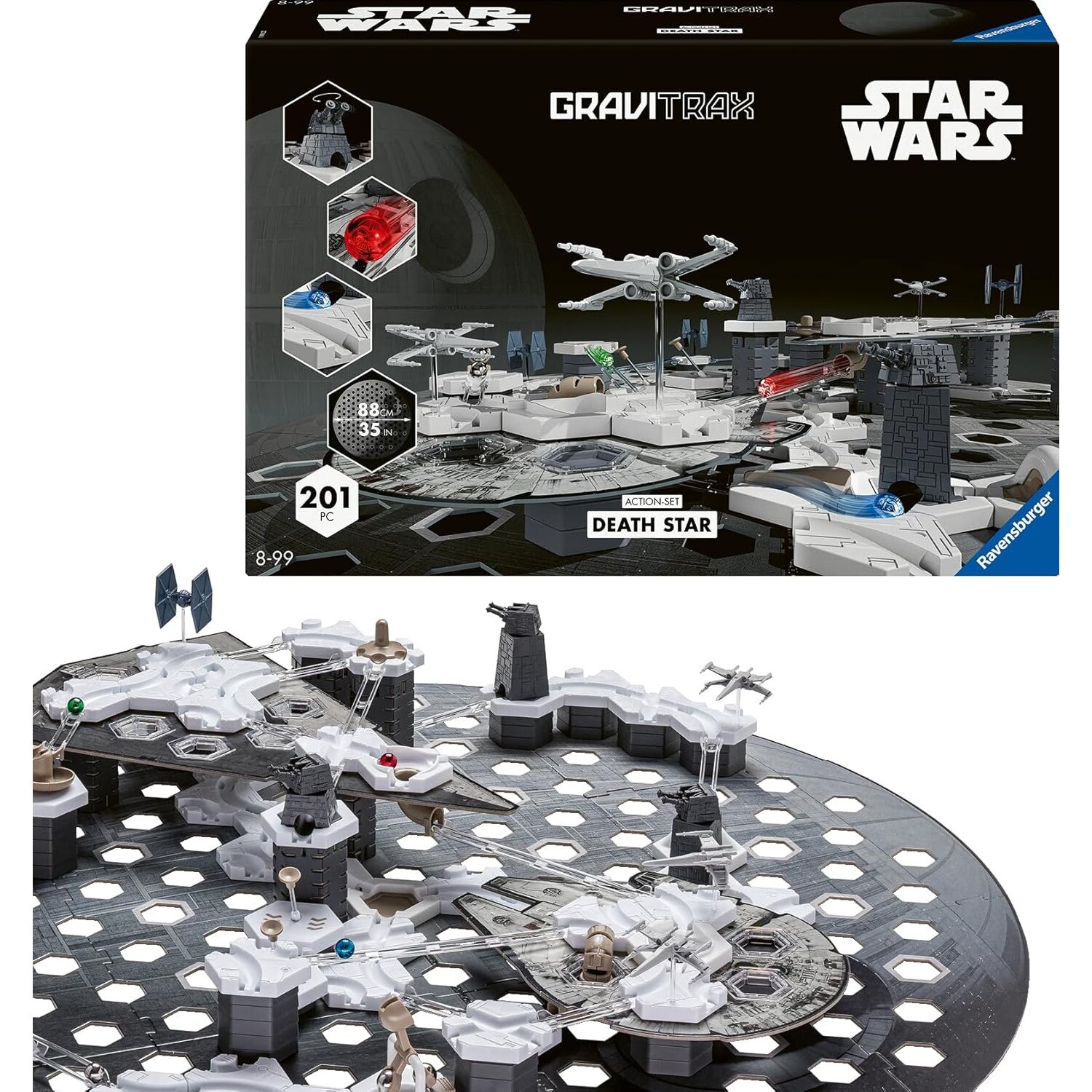 ☠️XTR Death Star☠️ Set GraviTrax Ravensburger Star Wars Death Star, interactiv