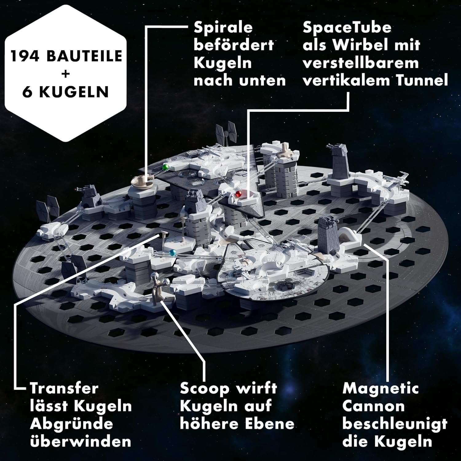 Set GraviTrax Ravensburger Star Wars Death Star, interactiv