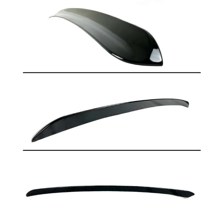 Eleron Luneta Lip Spoiler Geam VW Volkswagen Passat CC, Negru Lucios, Plastic ABS