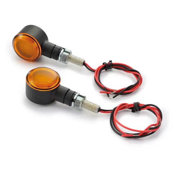 Semnalizator LED DAYTONA D-Light SOL, negru, sticlă galbenă