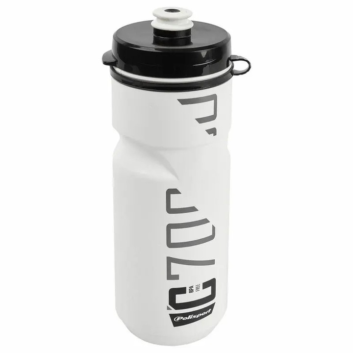 POLISPORT Vizespalack C700 Fehér/Fekete, 700 ml, lecsatolható kupakkal MBHR_1100265