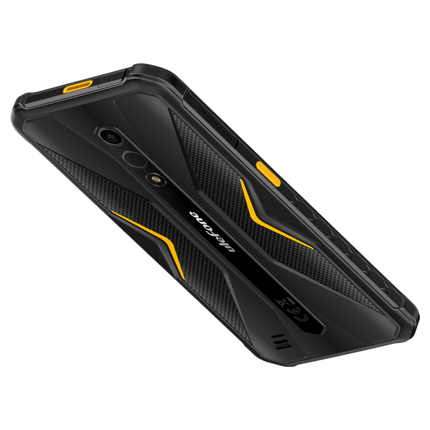 Telefon mobil Ulefone Armor X12, Dual SIM, 4G, 5.45-inch IPS, Quad-Core, 3GB RAM, 32GB, NFC, 4860mAh, IP69/IP69K, Android 13 Go, Orange