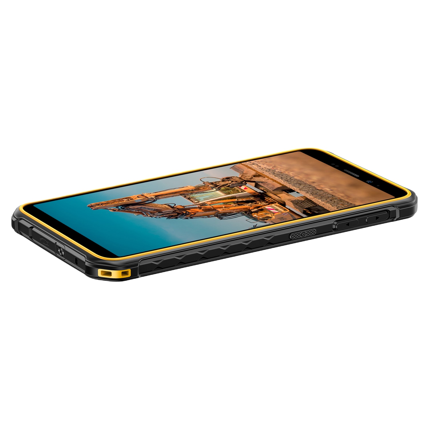 Telefon mobil Ulefone Armor X12, Dual SIM, 4G, 5.45-inch IPS, Quad-Core, 3GB RAM, 32GB, NFC, 4860mAh, IP69/IP69K, Android 13 Go, Orange