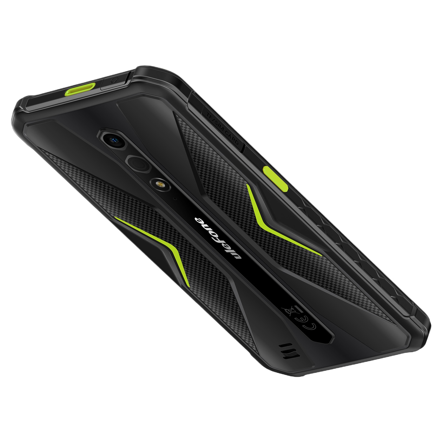 Telefon mobil Ulefone Armor X12, Dual SIM, 4G, 5.45-inch IPS, Quad-Core, 3GB RAM, 32GB, NFC, 4860mAh, IP69/IP69K, Android 13 Go, Green