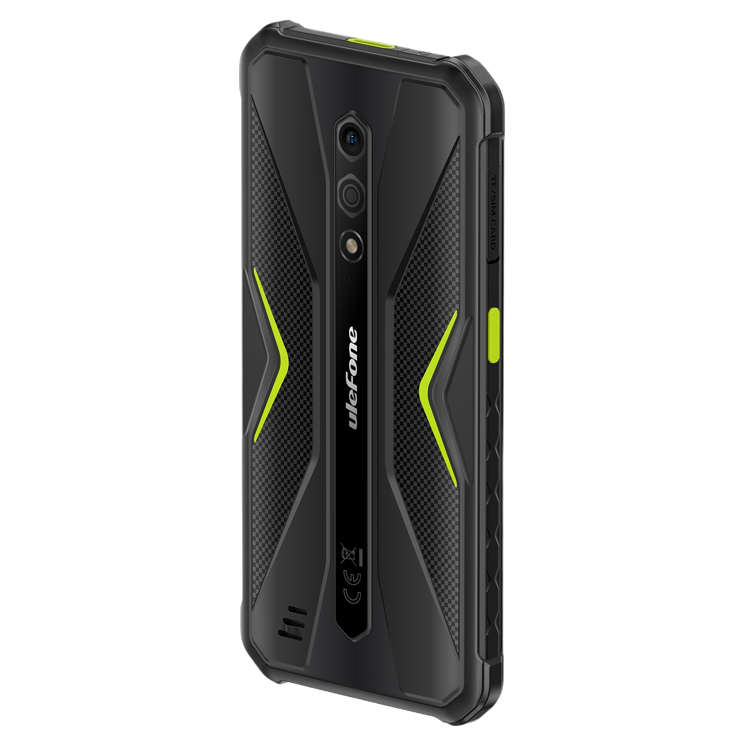 Telefon mobil Ulefone Armor X12, Dual SIM, 4G, 5.45-inch IPS, Quad-Core, 3GB RAM, 32GB, NFC, 4860mAh, IP69/IP69K, Android 13 Go, Green
