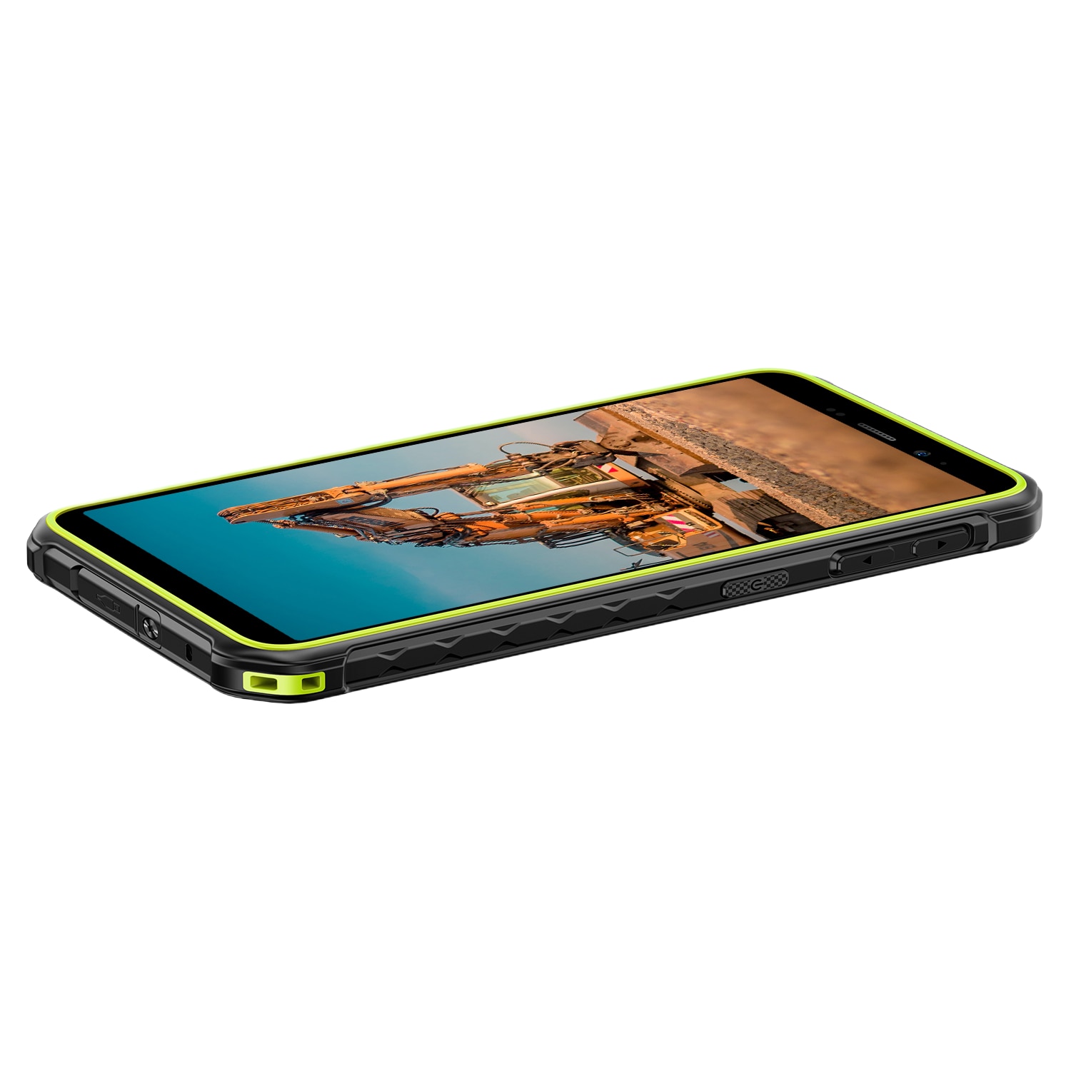 Telefon mobil Ulefone Armor X12, Dual SIM, 4G, 5.45-inch IPS, Quad-Core, 3GB RAM, 32GB, NFC, 4860mAh, IP69/IP69K, Android 13 Go, Green