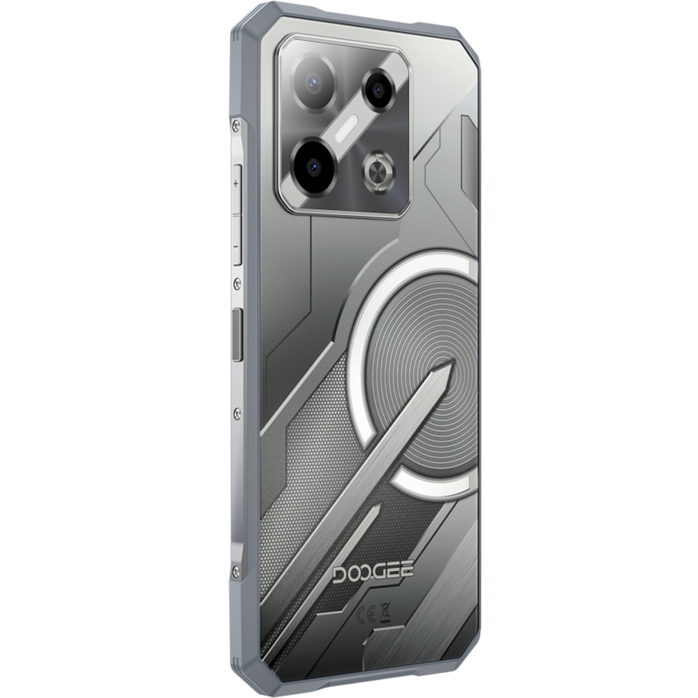 Telefon mobil Doogee Blade GT Pro, 5G, Dual SIM, Octa-Core Dimensity 7020, 12GB RAM / 512GB, 6.72' 120Hz IPS, RGB Light Cyber, NFC, IP68/IP69K, Android 14, Silver