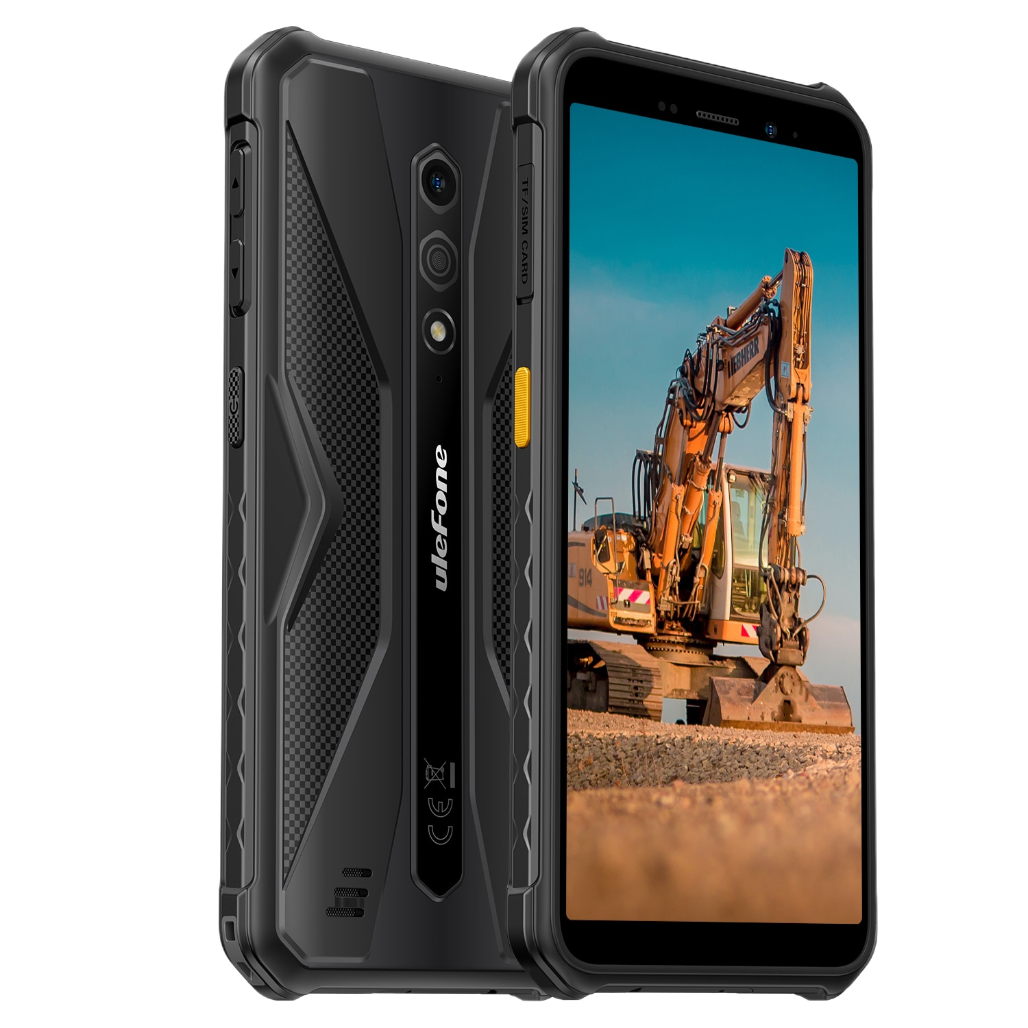 Telefon mobil Ulefone Armor X12, Dual SIM, 4G, 5.45-inch IPS, Quad-Core, 3GB RAM, 32GB, NFC, 4860mAh, IP69/IP69K, Android 13 Go