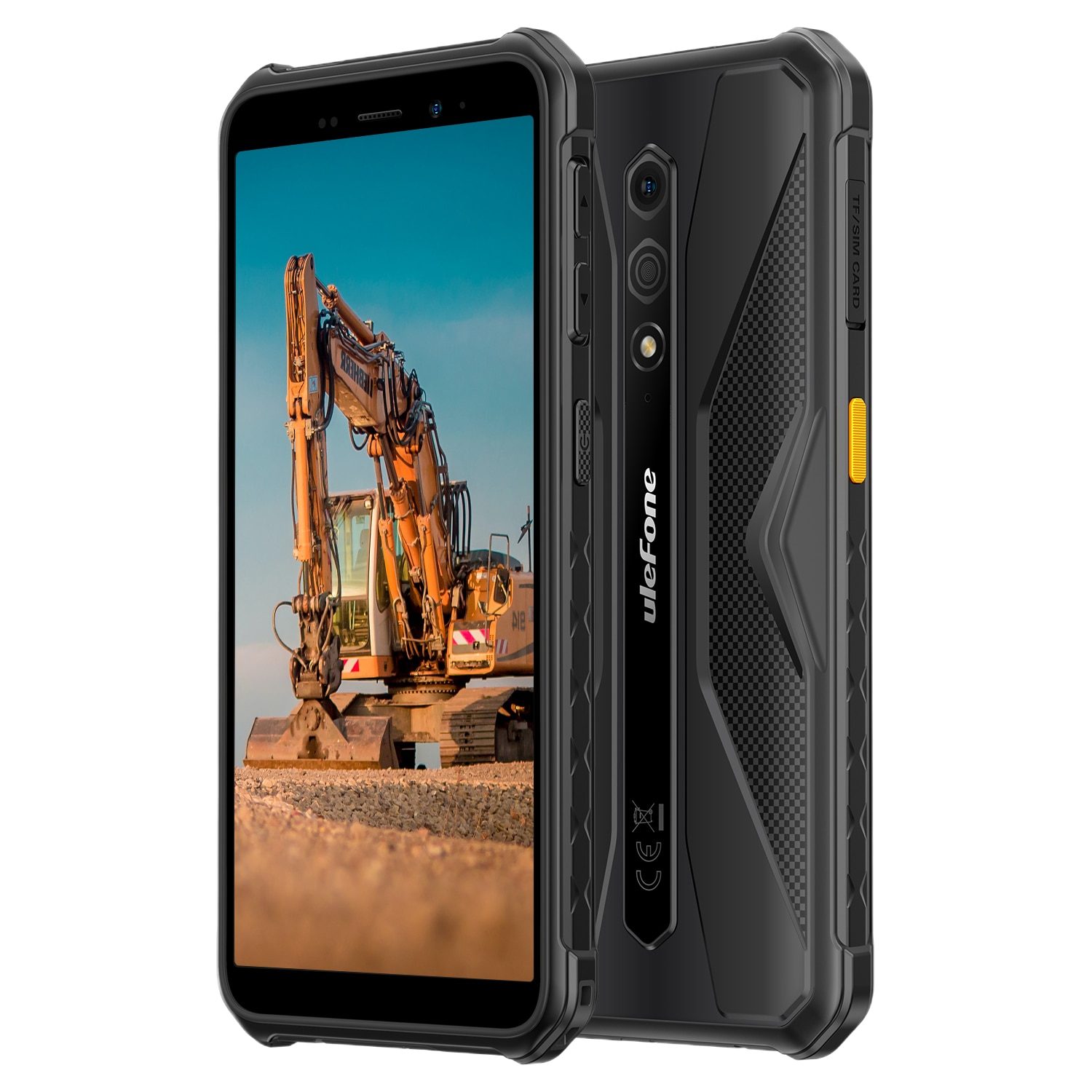 Telefon mobil Ulefone Armor X12, Dual SIM, 4G, 5.45-inch IPS, Quad-Core, 3GB RAM, 32GB, NFC, 4860mAh, IP69/IP69K, Android 13 Go