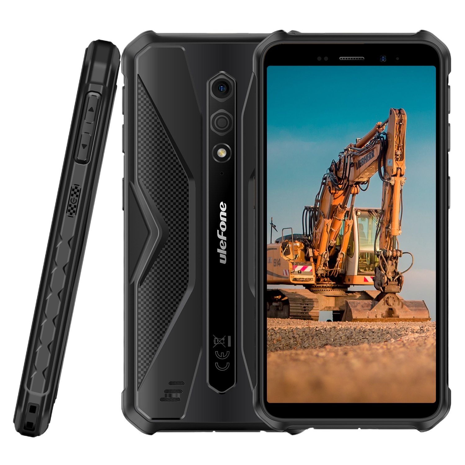 Telefon mobil Ulefone Armor X12, Dual SIM, 4G, 5.45-inch IPS, Quad-Core, 3GB RAM, 32GB, NFC, 4860mAh, IP69/IP69K, Android 13 Go