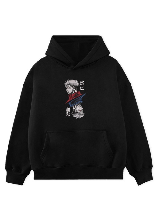 Yuji Itadori - Ryomen Sukuna - Jujutsu Kaisen, Negru
