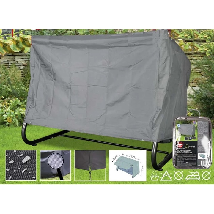 Husa de protectie Deluxe Poliester 420D pentru leagan de gradina 210 x 150 x 139 cm